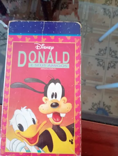 Fita VHS Donald e Seus Amigos Disney - Dublado