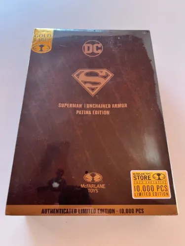 McFarlane Superman Unchained Armor Patina Edition (lacrado)