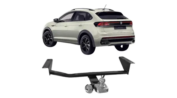 Engate Reboque Fixo Traseiro Volkswagen Nivus ano 2018 - 2025 Bruke Reboques