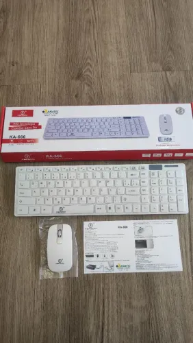 Teclado e mouse sem fios 