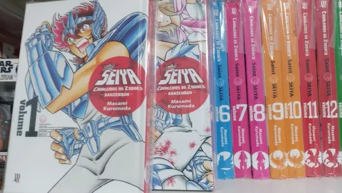 Os Cavaleiros do Zodíaco Kanzenban N°: 01 ao 16 Semi Novo Mangá Coleção Pacote Capa Dura