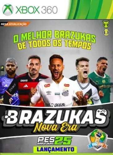 Super Pes Brasileirão 2025 Xbox 360 Midia Física Xbox 360 (LER A DESCRIÇÂO DO ANUNCIO)