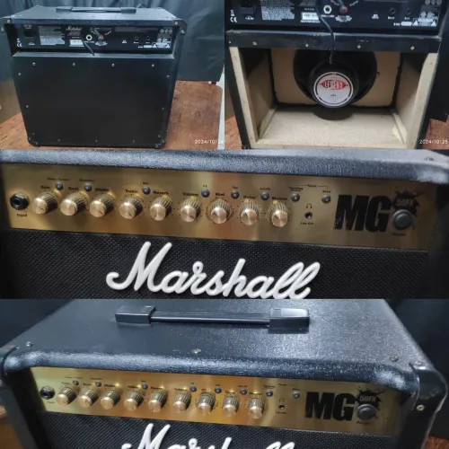 Amplificador Marshall MG50FX com Falante Eminence legend 128 aceito trocas 