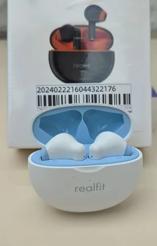 Fones de Ouvido Realfit TWS - Novos