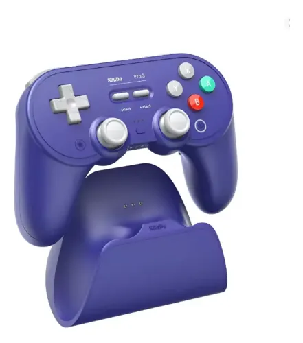 Controle Joystick Sem Fio 8bitdo PRO 3 Bluetooth para Switch 1/2 Windows, Apple, TMR