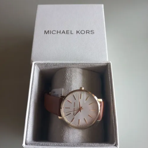 Relógio Mickael Kors pulseira de couro