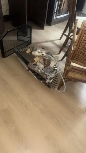 Queimador de lareira a gás completo
