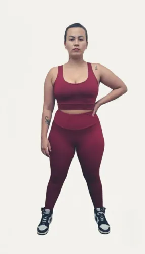 Look Esportivo Liso Femenino