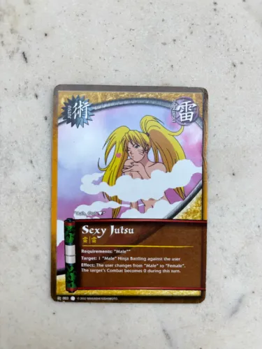 Card Colecionável Sexy Jutsu Naruto Original
