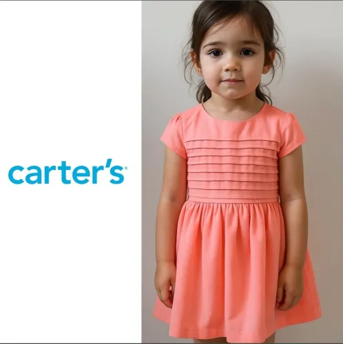 Carter's vestido coral - 5 anos