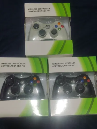 Controle modelo Xbox 360 pra PC e Tvs com jogos Xbox Gamepass. (NOVO)