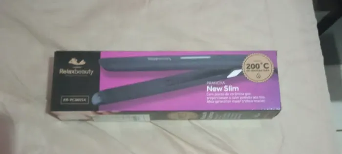 Prancha New slim para cabelo Relaxbeauty