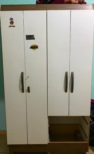 Guarda roupa de solteiro MDF 
