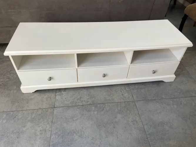 Rack branco madeira
