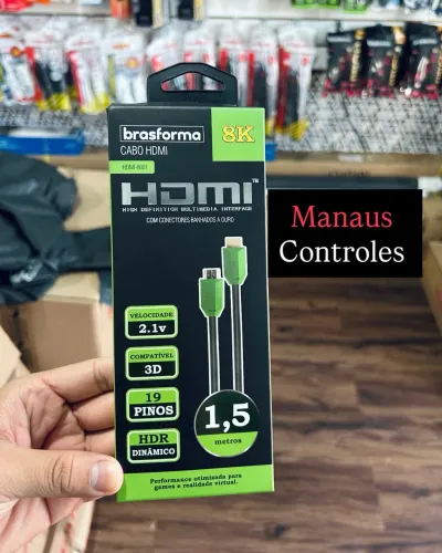 Cabo Hdmi 8K de 1,5 Metro ( Ultra Rápido )