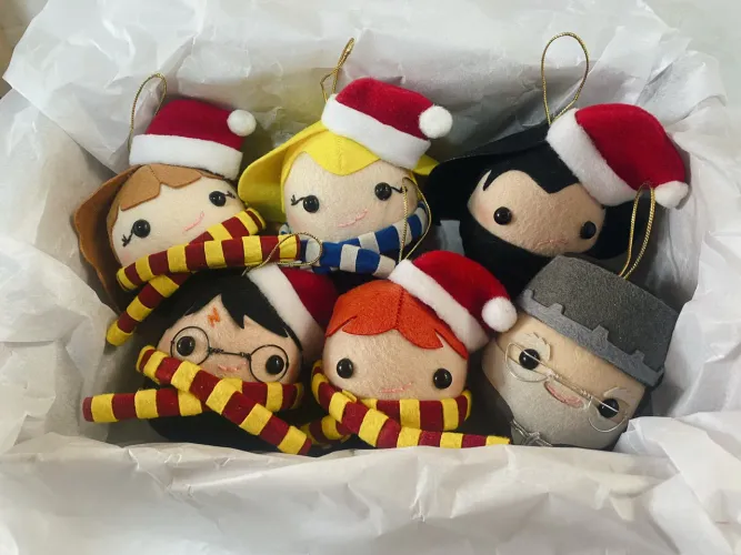 Kit enfeites Harry potter 6 unidades