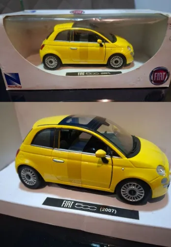 Miniatura Fiat 500 (2007) - Escala 1:24