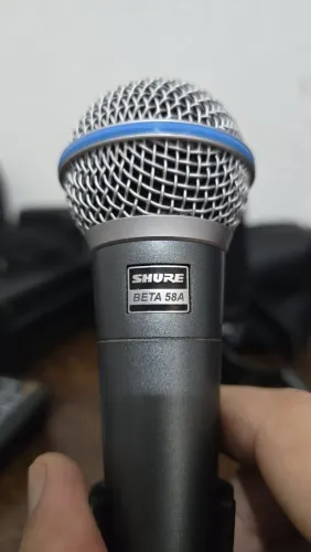 Microfone Shure Beta 58A, Original como novo