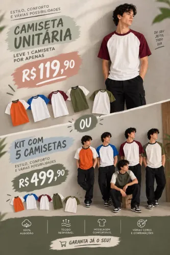 Camiseta Masculina