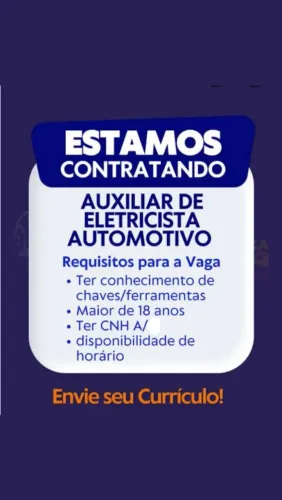 Auxiliar de eletricista automotivo
