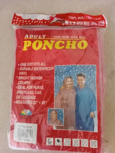 Capa para chuva adulto. SÓ NO APP.