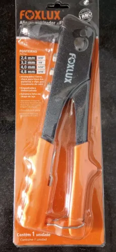 Alicate rebitador manual - Foxlux
