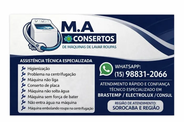 Máquina de lavar roupas