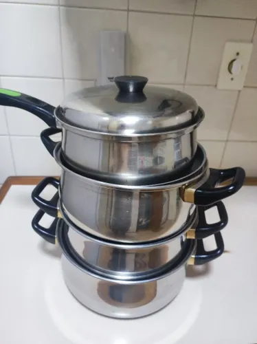 Panelas inox - 4 peças grandes