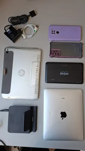 [PACOTE ELETRÔNICOS] Ipad 1 + HP ElitePad 1000G2 + Galaxy A54 + Redmi + How A0011  