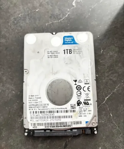 HD 1TB SATA 2,5 Notebook