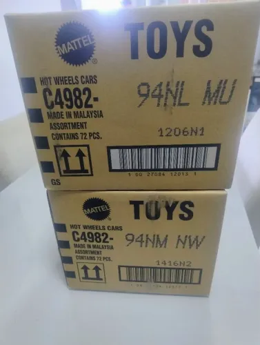 Caixa Hotwheels mainline fechada