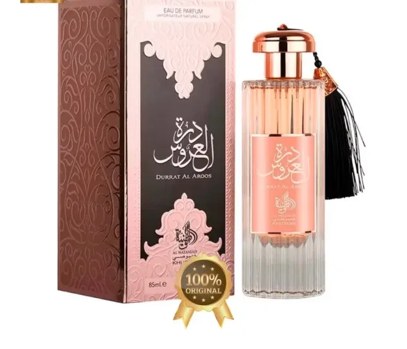 Perfume importado AI Wataniah Durrat AI Aroos Feminino 85ml 100% original com selo