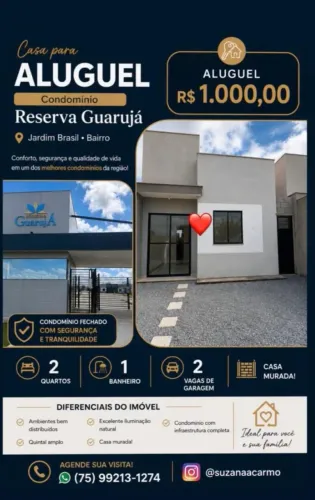 Aluga-se casa no condomínio Reserva Guarujá