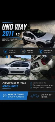 Fiat Uno Mille WAY Economy 1.0 F.flex 4P 2011