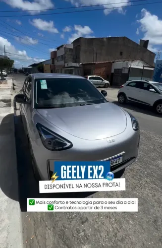 Aluguel de carro Elétrico Geely 0 km e Byd