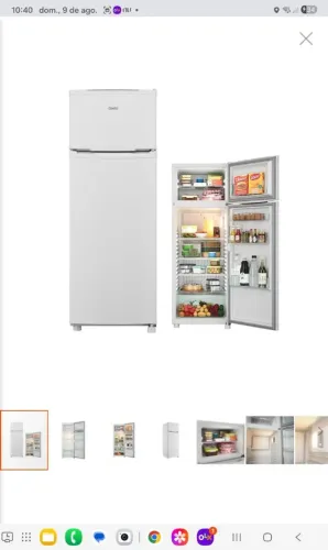 Geladeira Consul Cycle Defrost Duplex CRD37MB 332L