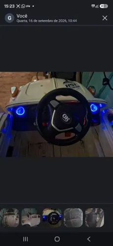 Fusca elétrico infantil