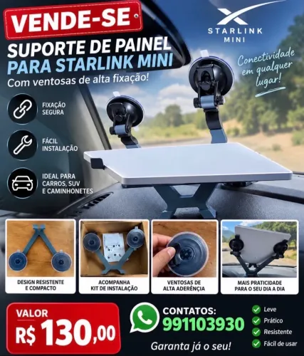Vendo suporte de  painel para Starlink 