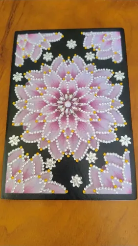 Caderno decorado artesanal