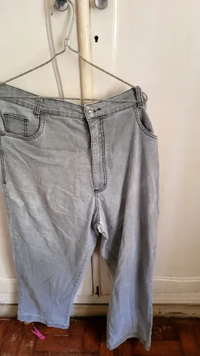 Calça jeans lavado preto, 52