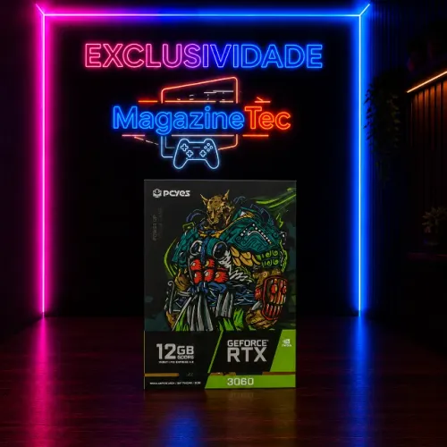 Placa de Vídeo GeForce RTX 3060 12GB PCYes Ideal Para Jogos e Streaming