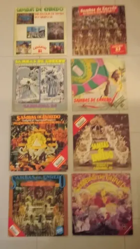 09 Lps vinil escolas de samba grupo A