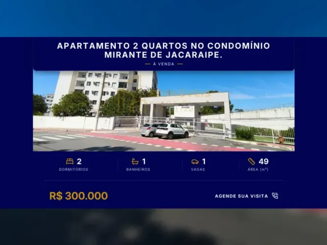 Seu espaço no Conjunto Jacaraípe: apartamento com ventilação e iluminação natural!