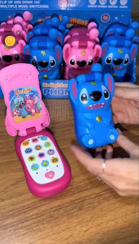 Celular educativo infantil do Stitch