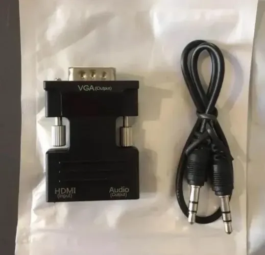Transforme HDMI em VGA sem complicação / adaptador Hdmi para VGA