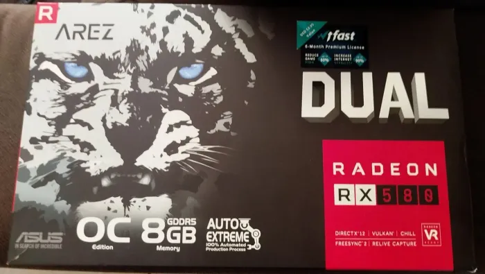 VENDE SE RX580 2 ANOS DE USO