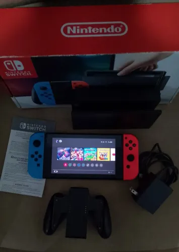 Nintendo Switch + 20 Jogos (Faço olx pay)