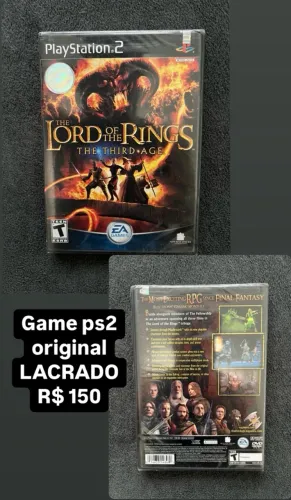 Senhor do anéis original lacrado PS2