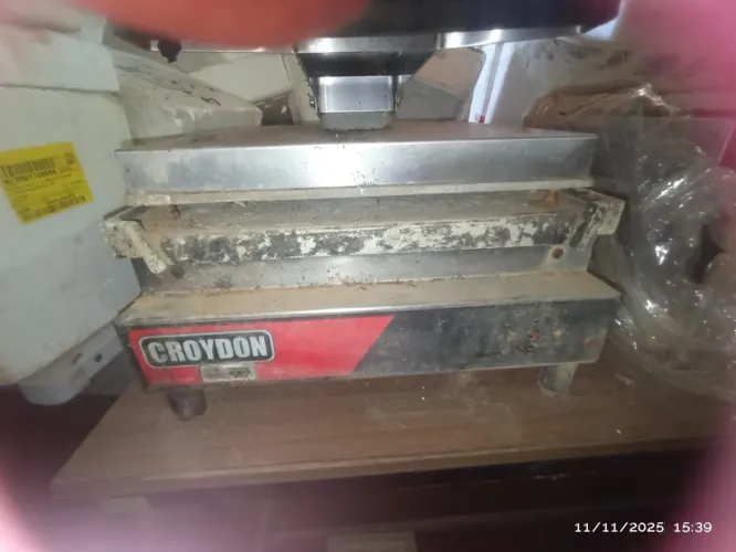 Chapa de lanche industrial