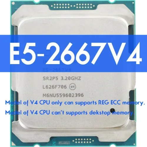 Processador Xeon E5 2667 V4 (i9 9900k) 8/16 - Pronta Entrega